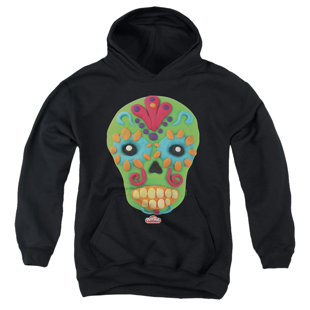 Play-doh Sugar Skull - Youth Hoodie Youth Hoodie (Ages 8-12) Play-doh