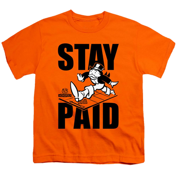 Monopoly Stay Paid - Youth T-Shirt Youth T-Shirt (Ages 8-12) Monopoly