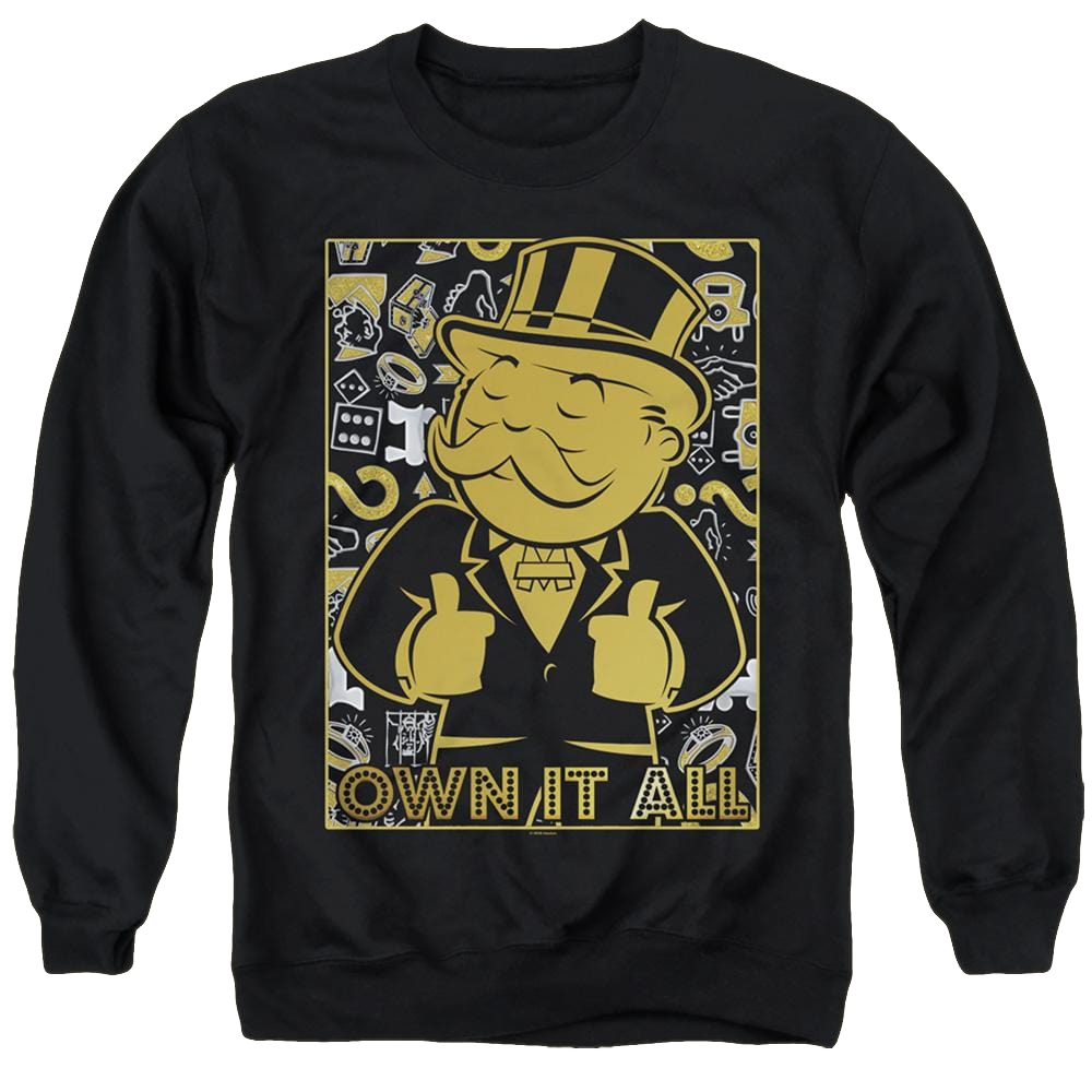 Monopoly Own It All - Men's Crewneck Sweatshirt Men's Crewneck Sweatshirt Monopoly