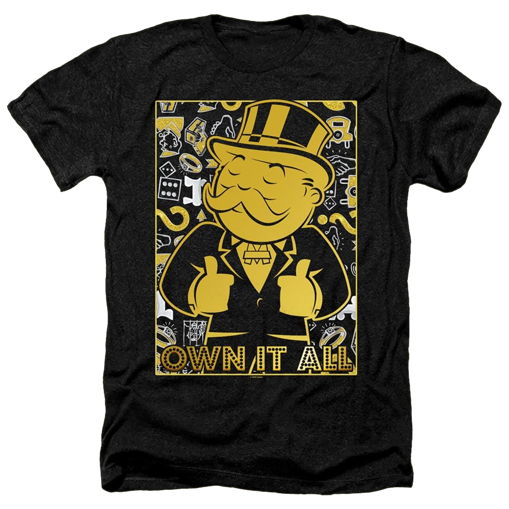 Monopoly Own It All - Men's Heather T-Shirt Men's Heather T-Shirt Monopoly