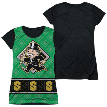 Hasbro Monopoly Jersey juniors black back t-shirt