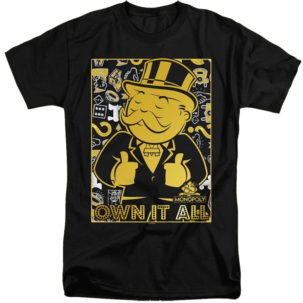 Monopoly Own It All - Men's Tall Fit T-Shirt Men's Tall Fit T-Shirt Monopoly