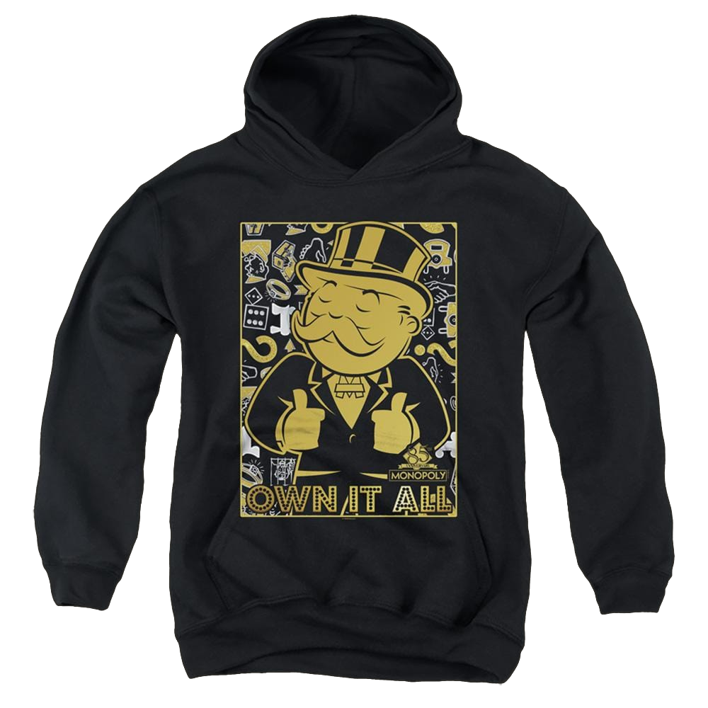 Monopoly Own It All - Youth Hoodie Youth Hoodie (Ages 8-12) Monopoly
