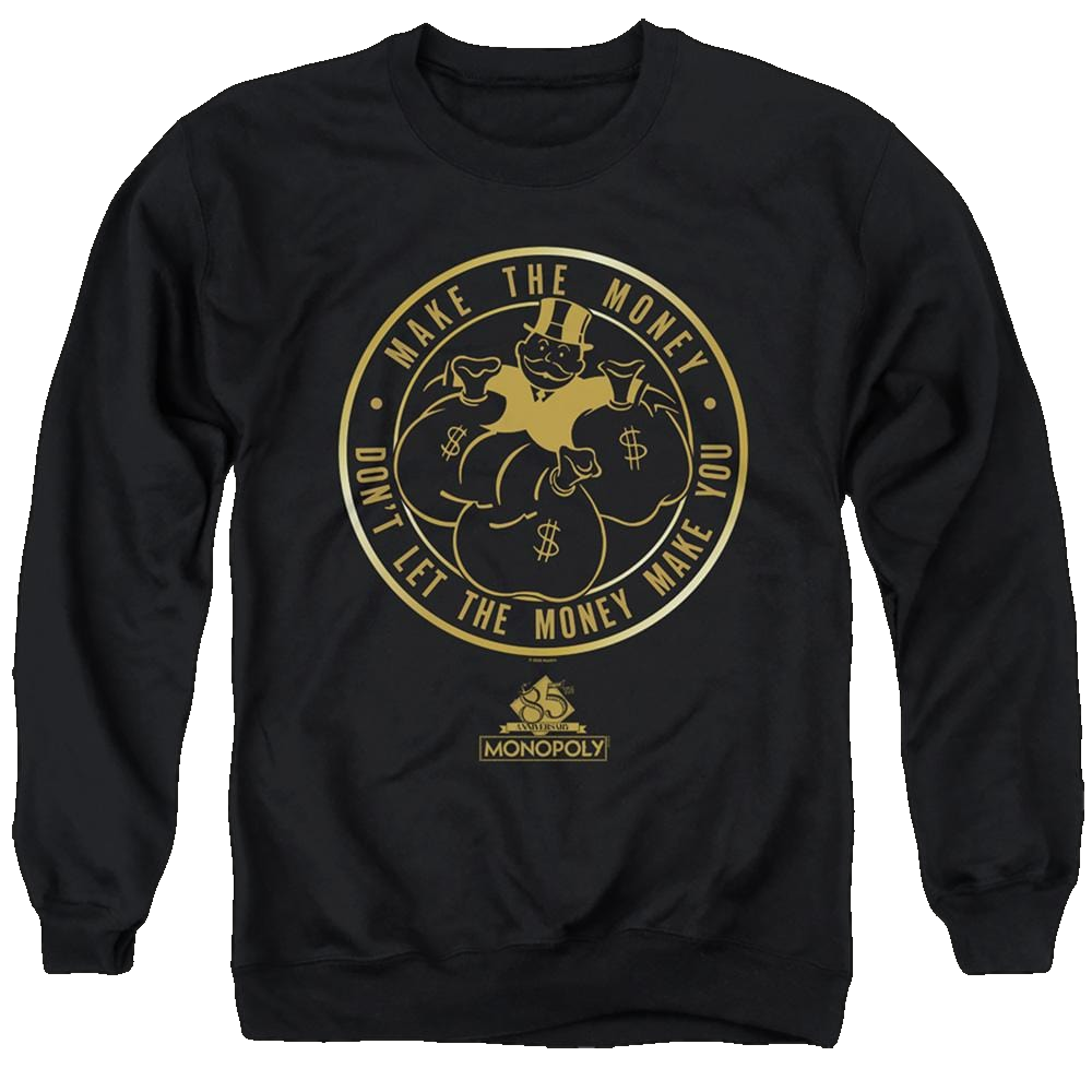 Monopoly Make The Money - Men's Crewneck Sweatshirt Men's Crewneck Sweatshirt Monopoly
