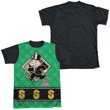 Hasbro Monopoly Jersey men's black back t-shirt