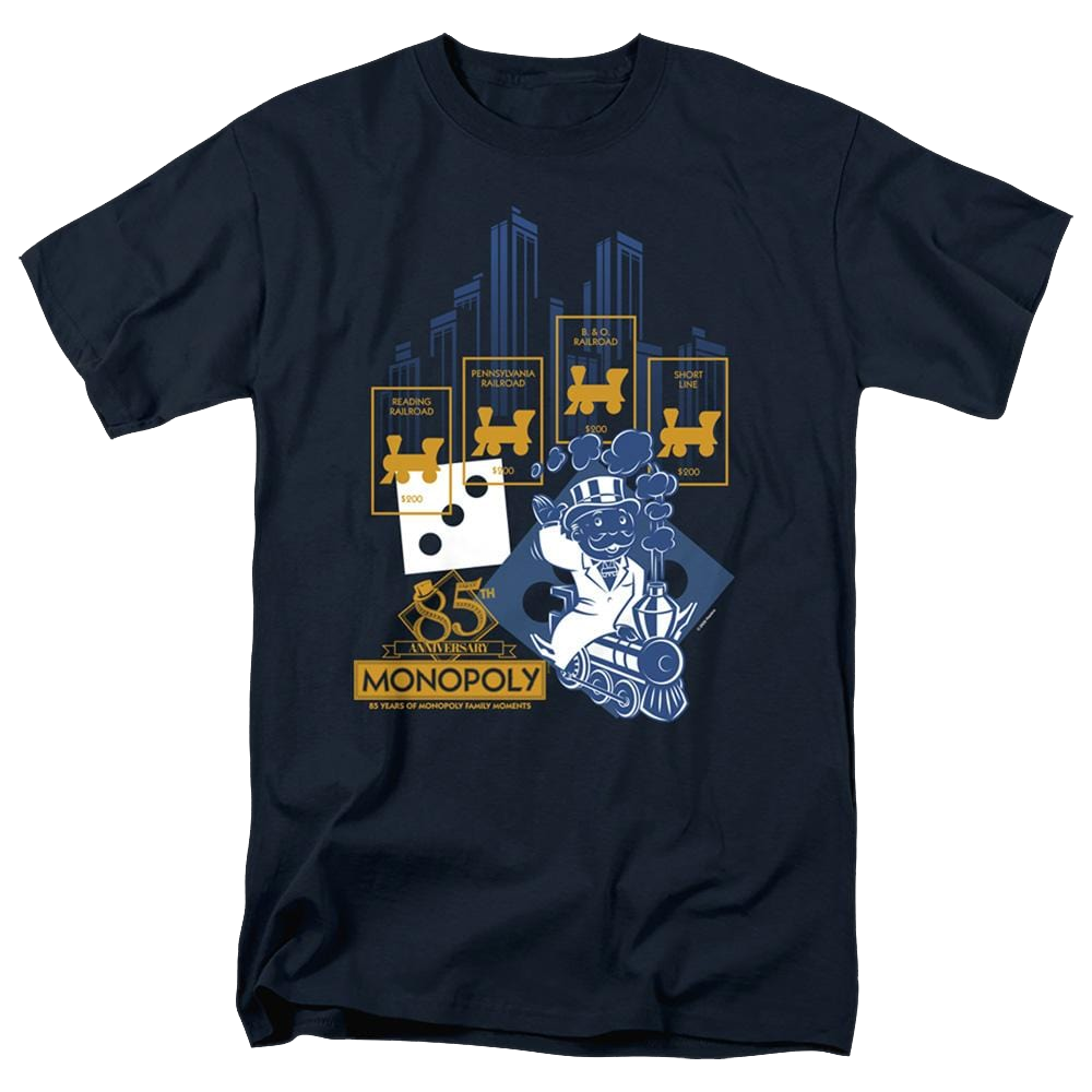 Monopoly The True Railroad Tycoon - Men's Regular Fit T-Shirt Men's Regular Fit T-Shirt Monopoly