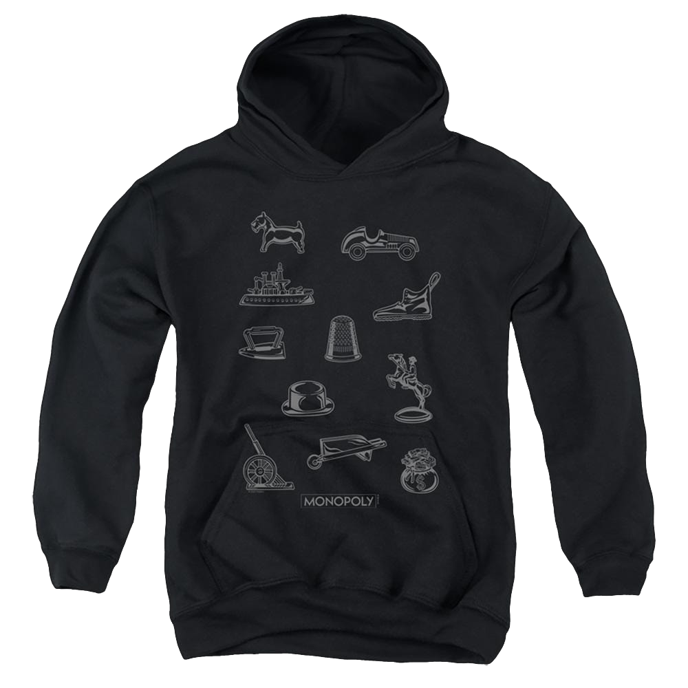 Monopoly Token - Youth Hoodie Youth Hoodie (Ages 8-12) Monopoly