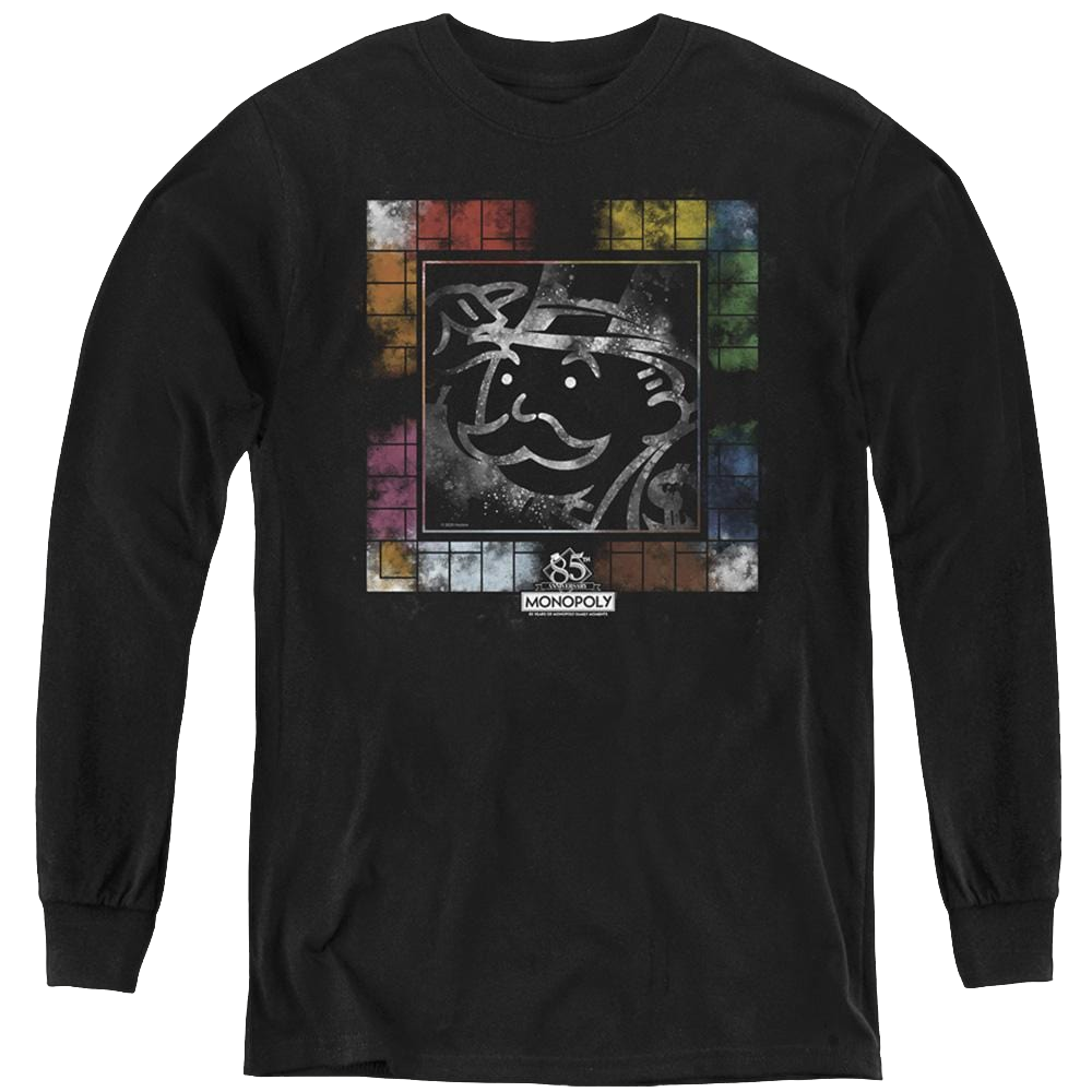 Monopoly Dusty Game Board - Youth Long Sleeve T-Shirt Youth Long Sleeve T-Shirt Monopoly
