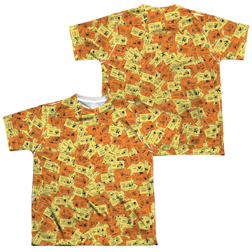 Monopoly Chance Chest Cards youth all-over print t-shirt for ages 8 to 12