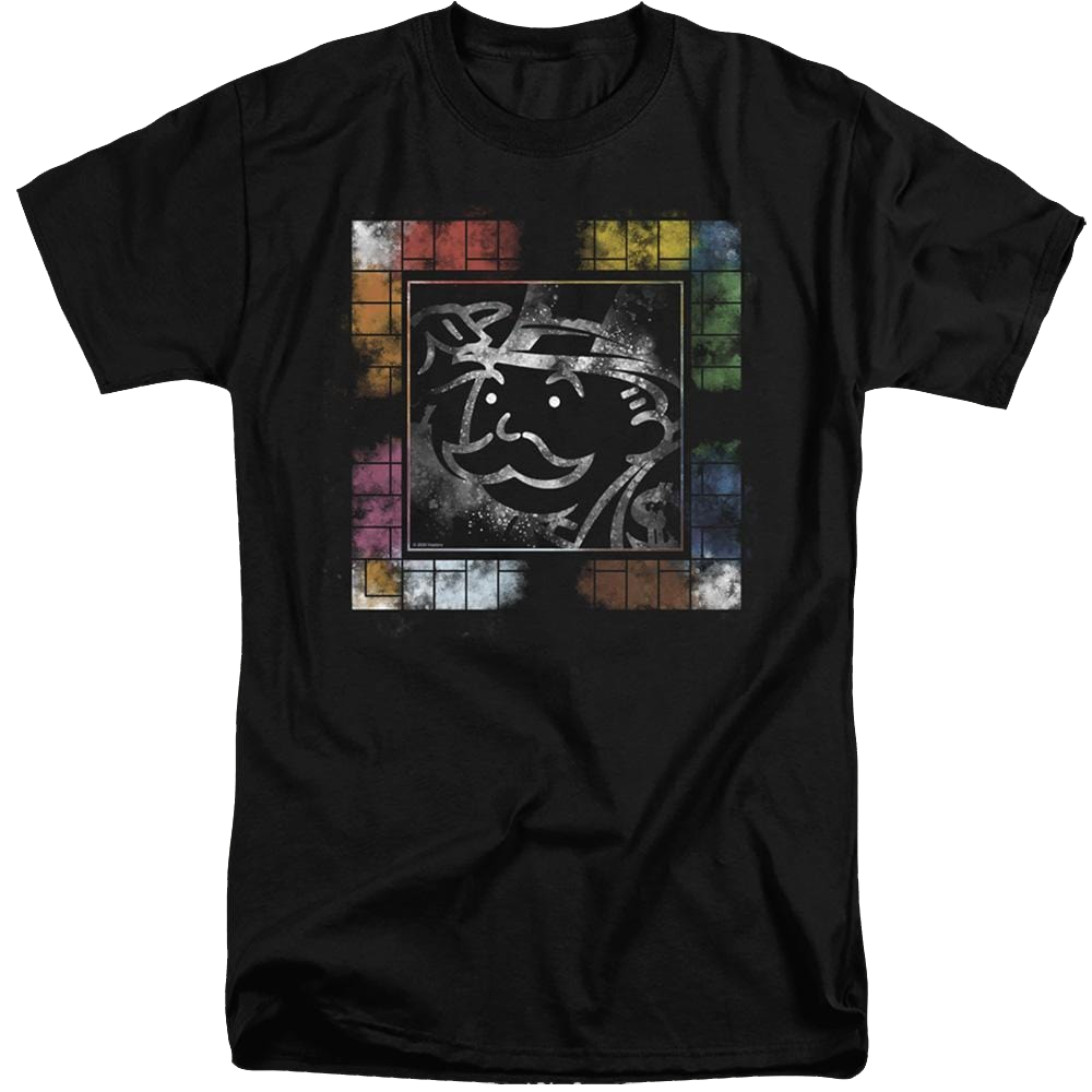 Monopoly Dusty Game Board No Logo - Men's Tall Fit T-Shirt Men's Tall Fit T-Shirt Monopoly