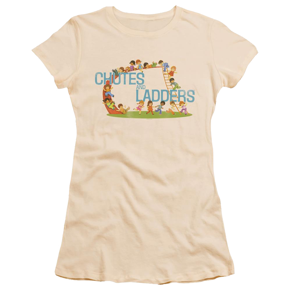 Vintage Chutes And Ladders - Juniors T-Shirt Juniors T-Shirt Chutes and Ladders