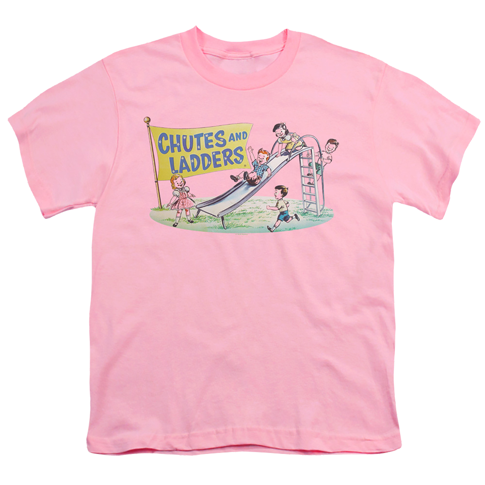 Chutes and Ladders Old School - Youth T-Shirt Youth T-Shirt (Ages 8-12) Chutes and Ladders
