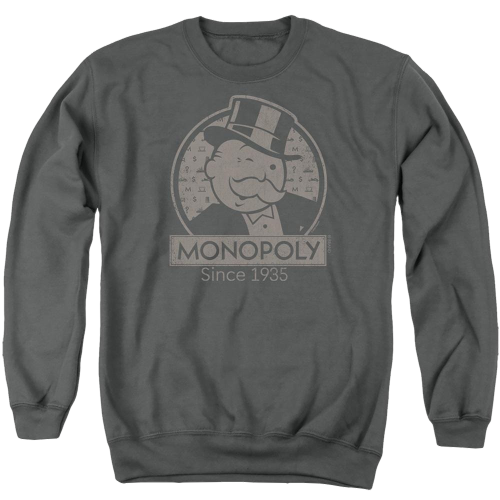 Monopoly Wink - Men's Crewneck Sweatshirt Men's Crewneck Sweatshirt Monopoly
