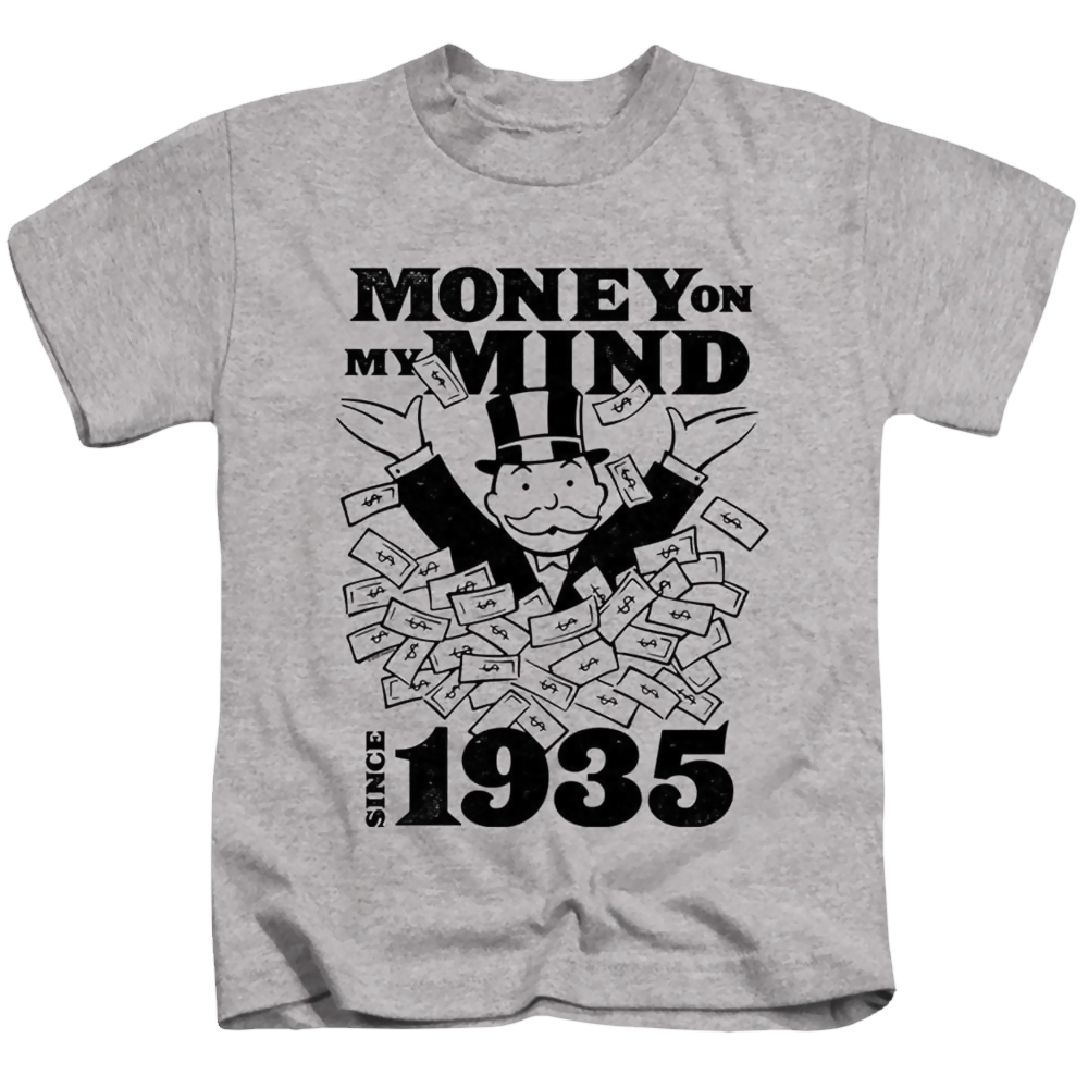 Monopoly Money On My Mind Since 1935 - Kid's T-Shirt Kid's T-Shirt (Ages 4-7) Monopoly