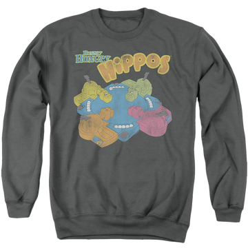Hungry Hungry Hippo Ready To Play - Men's Crewneck Sweatshirt Men's Crewneck Sweatshirt Hungry Hungry Hippos