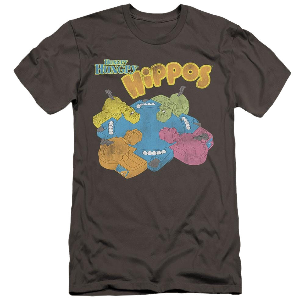 Hungry Hungry Hippos Ready To Play - Men's Premium Slim Fit T-Shirt Men's Premium Slim Fit T-Shirt Hungry Hungry Hippos