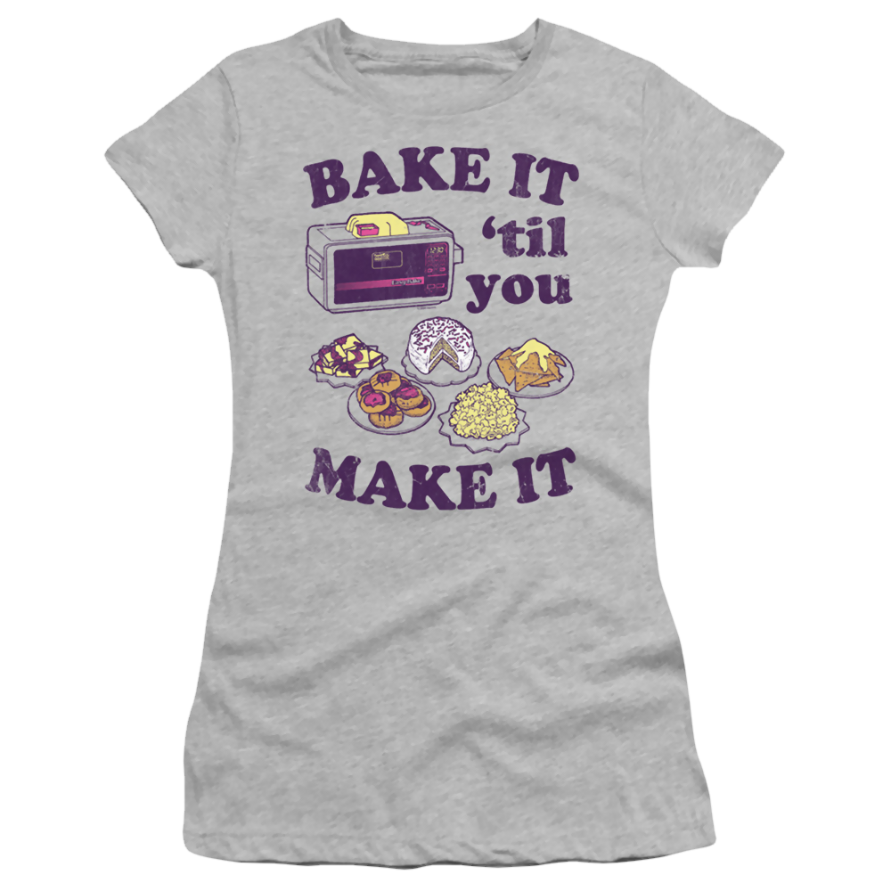 Easy Bake Oven It Til You Make It - Juniors T-Shirt Juniors T-Shirt Easy Bake Oven