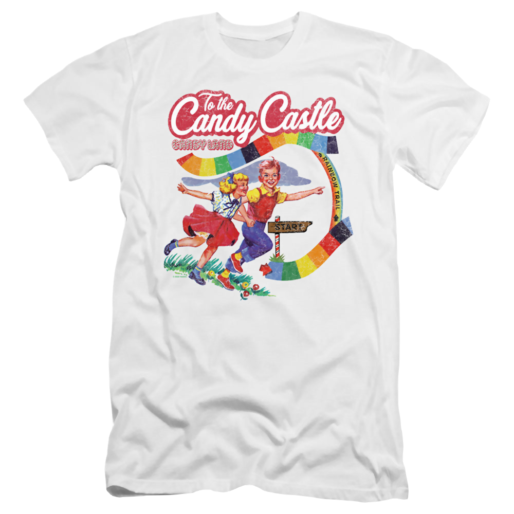 Hasbro To The Candy Castle - Men's Premium Slim Fit T-Shirt Men's Premium Slim Fit T-Shirt Candy Land