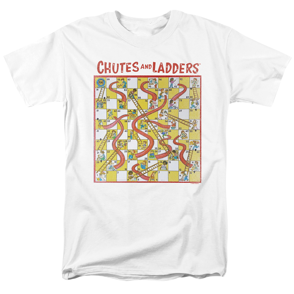 Chutes and Ladders 79 Game Board - Men's Regular Fit T-Shirt Men's Regular Fit T-Shirt Chutes and Ladders