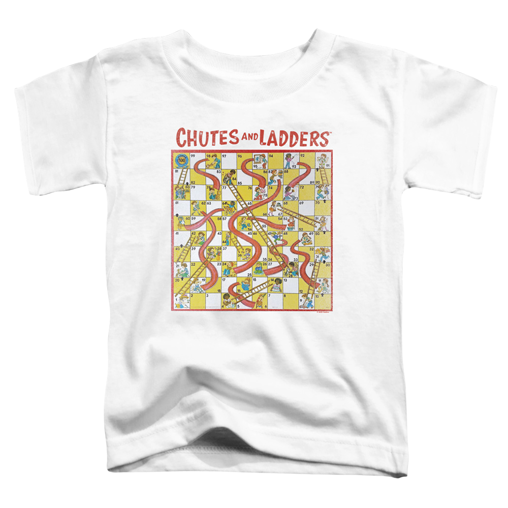 Chutes and Ladders 79 Game Board - Toddler T-Shirt Toddler T-Shirt Chutes and Ladders