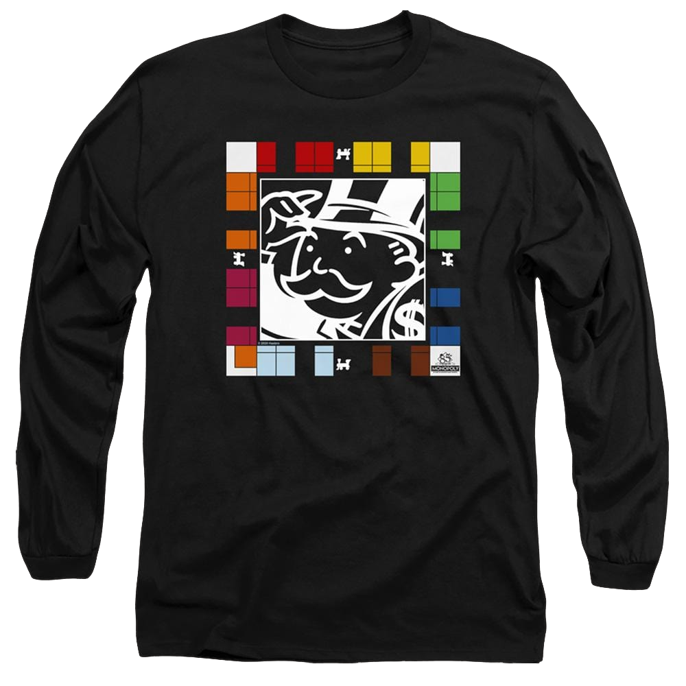 Monopoly Game Board - Men's Long Sleeve T-Shirt Men's Long Sleeve T-Shirt Monopoly