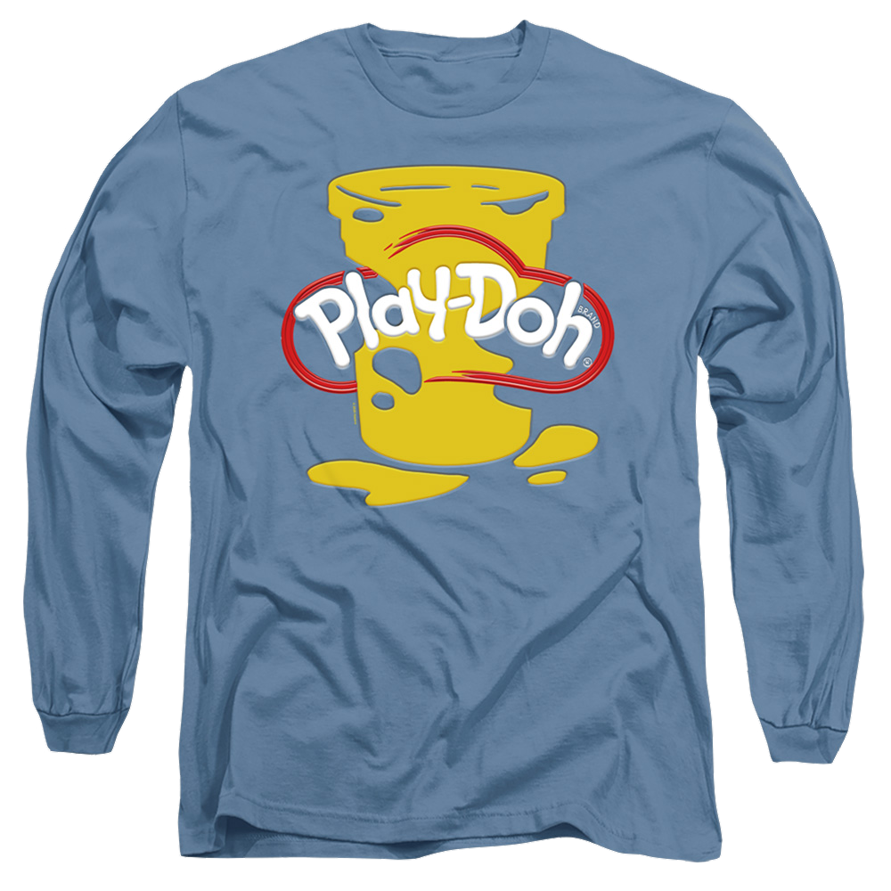 Play-doh Messy Stencil Logo - Men's Long Sleeve T-Shirt Men's Long Sleeve T-Shirt Play-doh
