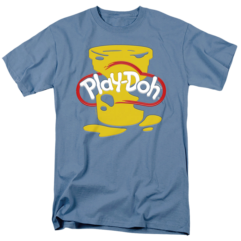 Hasbro Play Doh Messy Stencil Logo - Men's Regular Fit T-Shirt Men's Regular Fit T-Shirt Play-doh