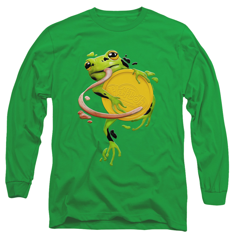 Play-doh Frog Hugging Lid - Men's Long Sleeve T-Shirt Men's Long Sleeve T-Shirt Play-doh