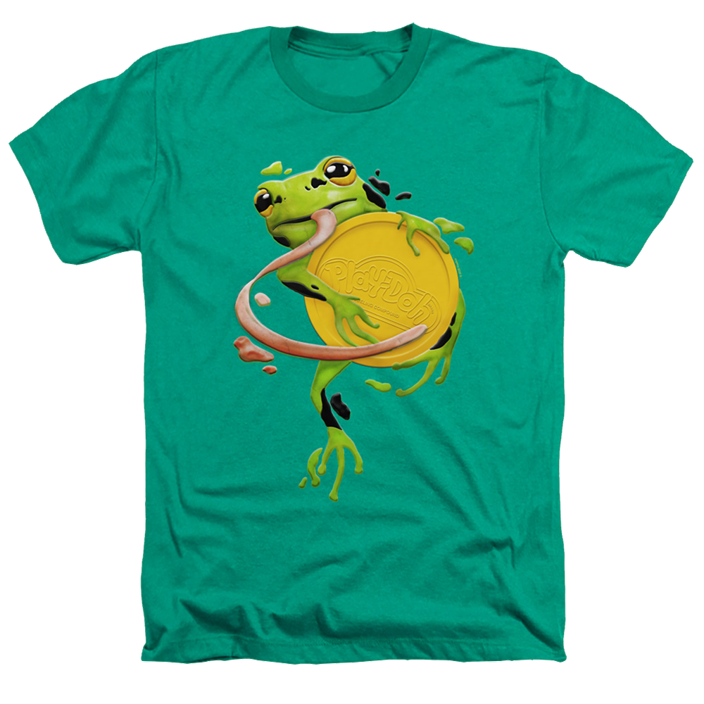 Play-doh Frog Hugging Lid - Men's Heather T-Shirt Men's Heather T-Shirt Play-doh