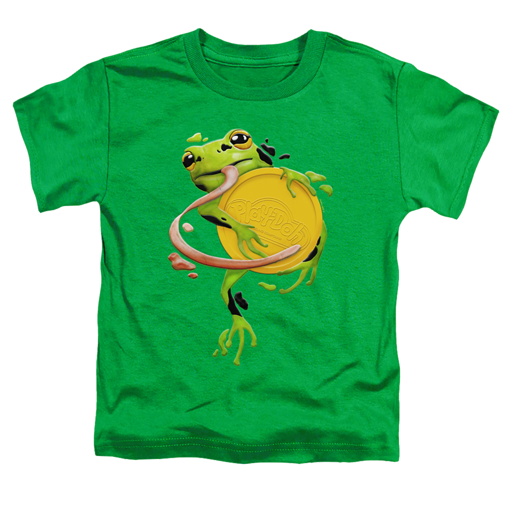Play-doh Frog Hugging Lid - Kid's T-Shirt Kid's T-Shirt (Ages 4-7) Play-doh