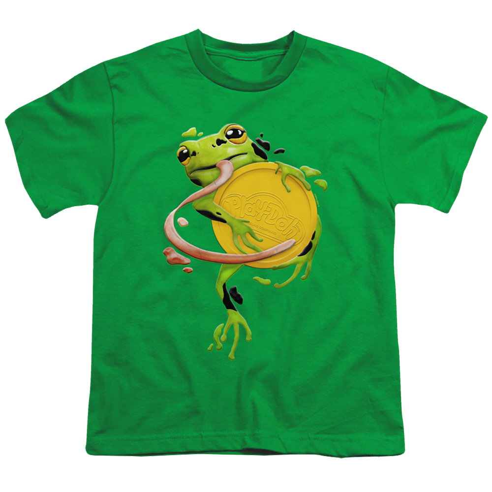 Play-doh Frog Hugging Lid - Youth T-Shirt Youth T-Shirt (Ages 8-12) Play-doh