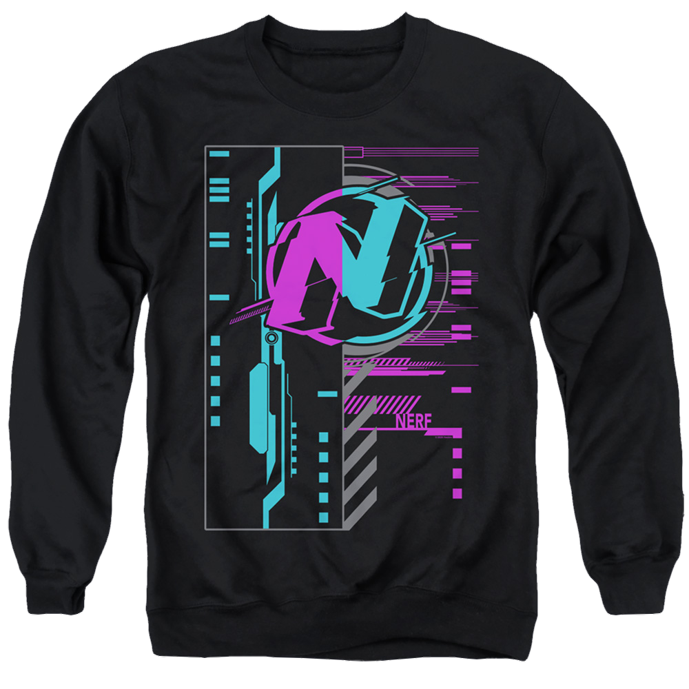 Nerf Cyber - Men's Crewneck Sweatshirt Men's Crewneck Sweatshirt Nerf