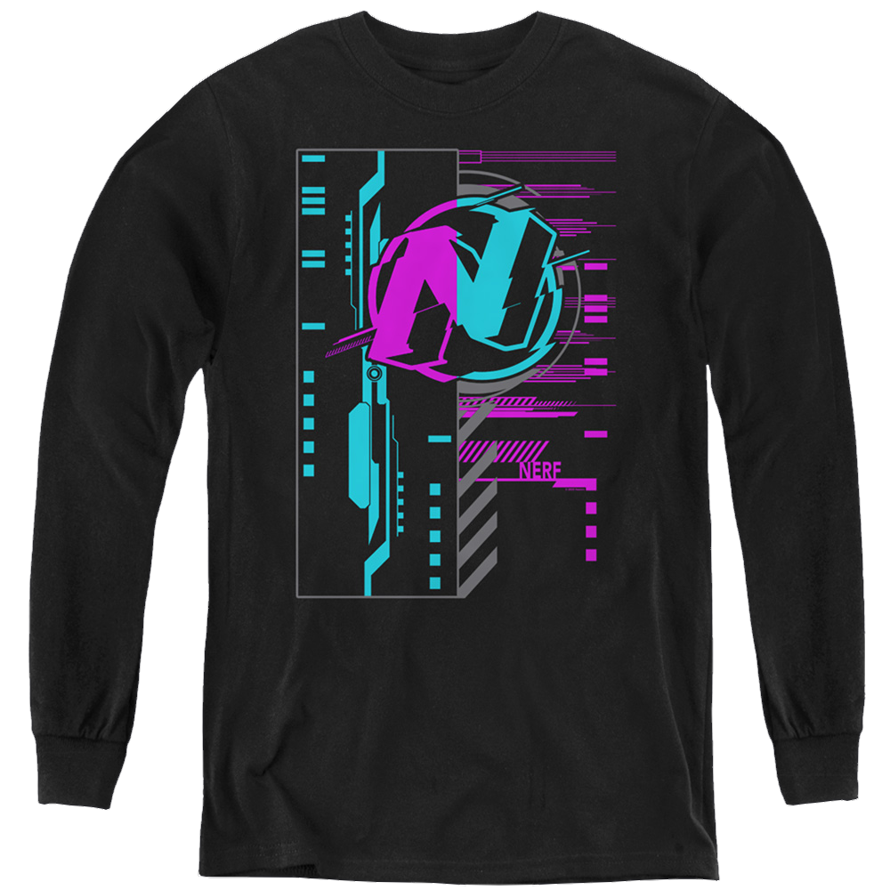 Nerf Cyber - Youth Long Sleeve T-Shirt Youth Long Sleeve T-Shirt Nerf