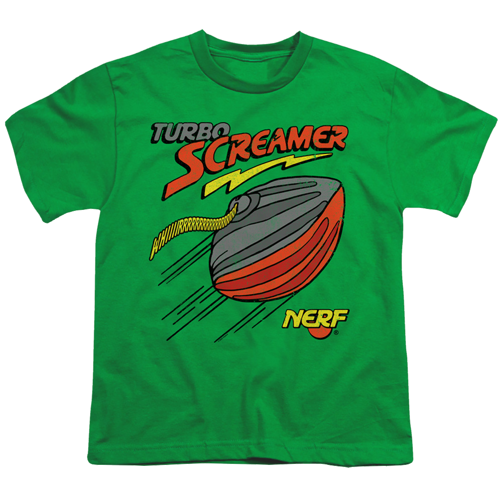 Nerf Turbo Screamer - Youth T-Shirt Youth T-Shirt (Ages 8-12) Nerf