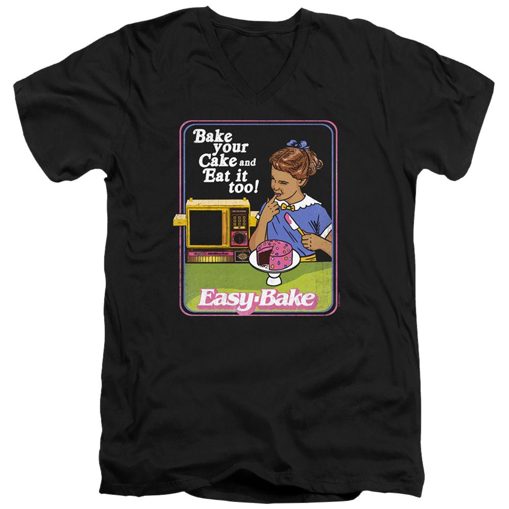 Easy Bake Oven Bake Your Cake - Men's V-Neck T-Shirt Men's V-Neck T-Shirt Easy Bake Oven