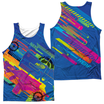 Nerf Hasbro Neon Collage men's all-over print tank