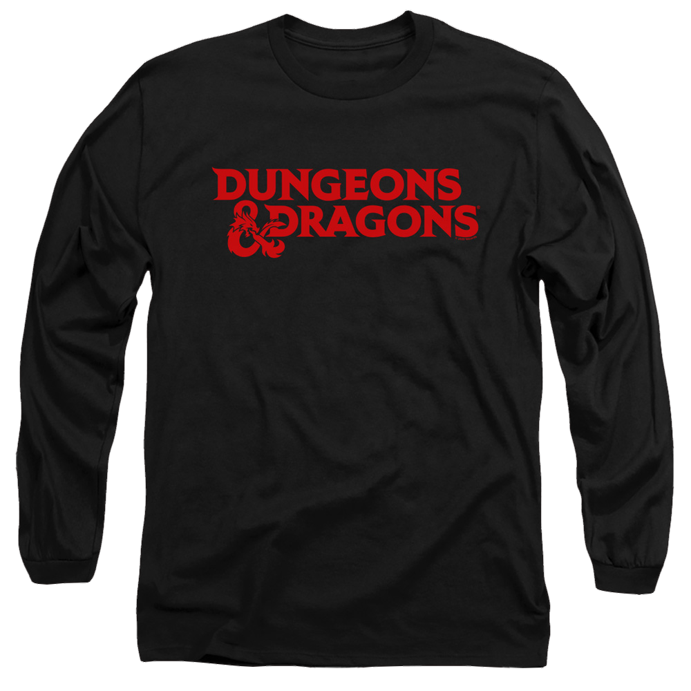 Dungeons & Dragons Type Logo - Men's Long Sleeve T-Shirt Men's Long Sleeve T-Shirt Dungeons & Dragons
