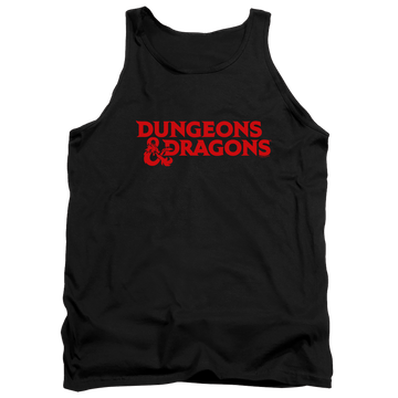 Black men's tank with Dungeons & Dragons Type Logo graphic