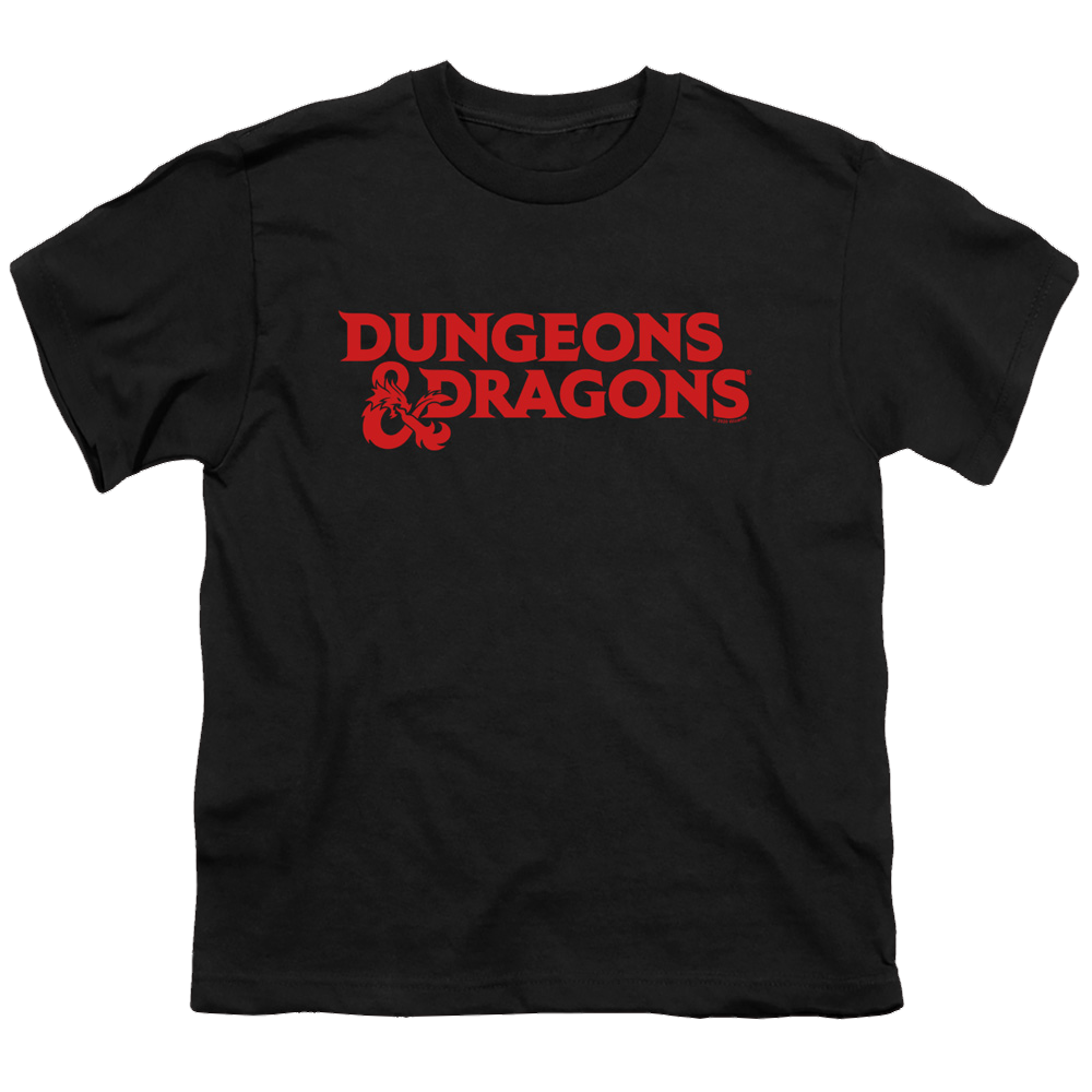 Dungeons & Dragons Type Logo - Youth T-Shirt Youth T-Shirt (Ages 8-12) Dungeons & Dragons