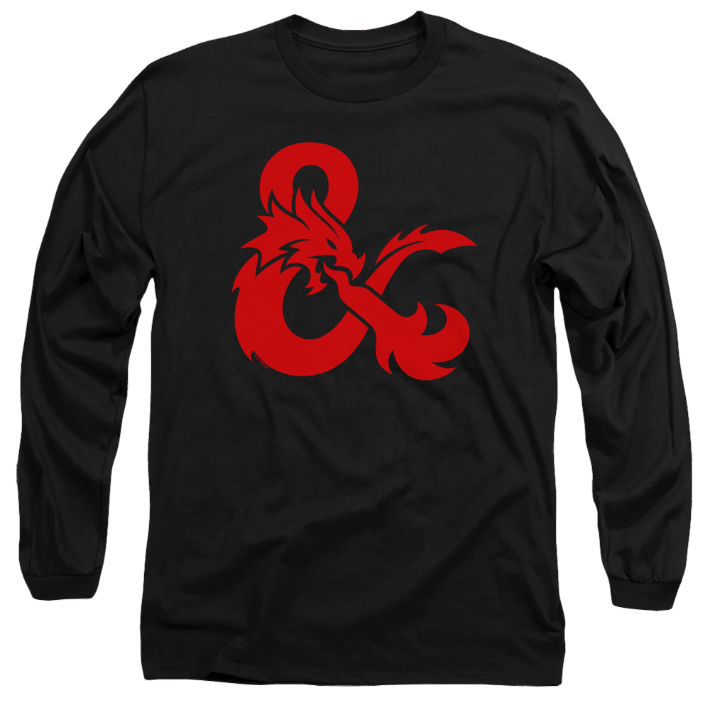 Dungeons & Dragons Ampersand Logo - Men's Long Sleeve T-Shirt Men's Long Sleeve T-Shirt Dungeons & Dragons