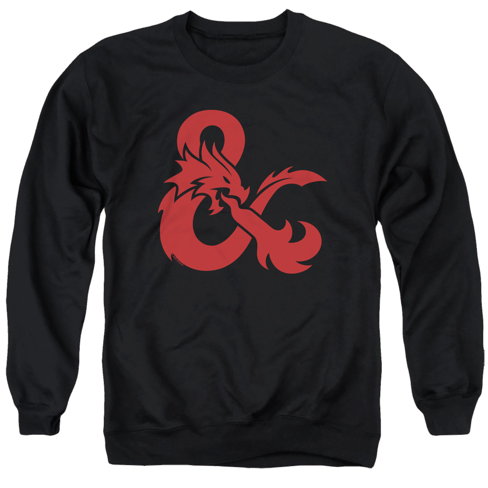 Dungeons & Dragons Ampersand Logo - Men's Crewneck Sweatshirt Men's Crewneck Sweatshirt Dungeons & Dragons