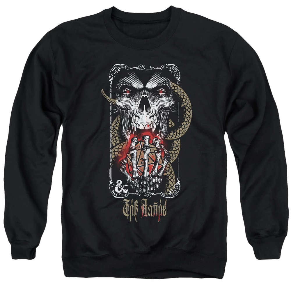 Dungeons & Dragons Lich For Chaos - Men's Crewneck Sweatshirt Men's Crewneck Sweatshirt Dungeons & Dragons