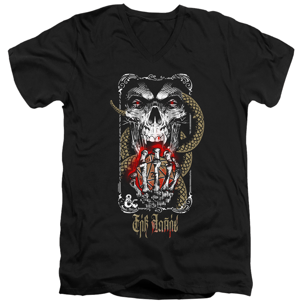 Dungeons & Dragons Lich For Chaos - Men's V-Neck T-Shirt Men's V-Neck T-Shirt Dungeons & Dragons