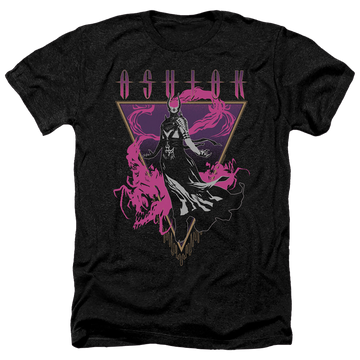 Charcoal men's heather t-shirt with Magic the Gathering Ashiok graphic