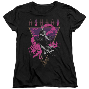 Black women's t-shirt with Magic the Gathering Ashiok graphic