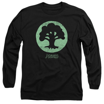 Magic the Gathering Green Symbol - Men's Long Sleeve T-Shirt Men's Long Sleeve T-Shirt Magic the Gathering