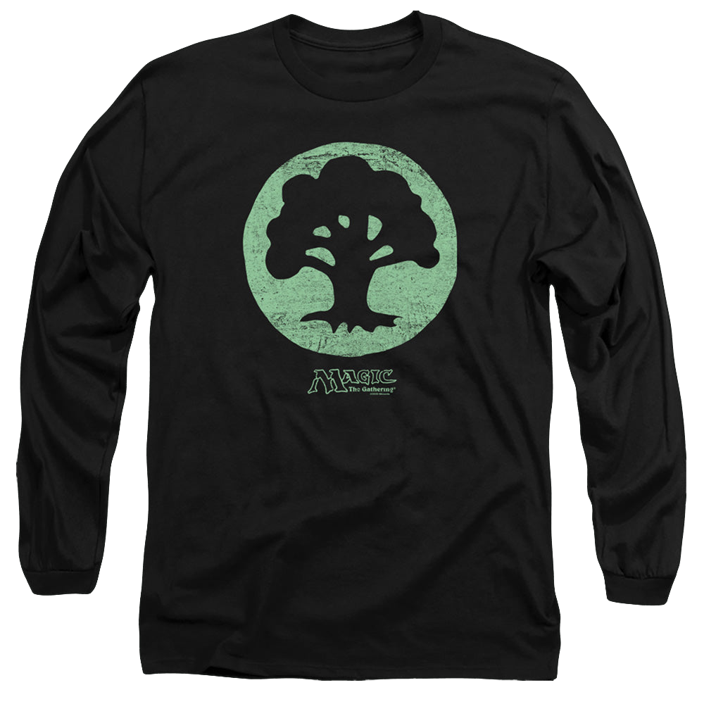 Magic the Gathering Green Symbol - Men's Long Sleeve T-Shirt Men's Long Sleeve T-Shirt Magic the Gathering