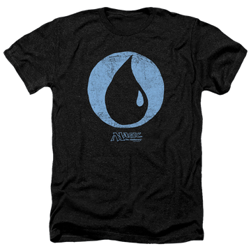 Magic the Gathering Blue Symbol - Men's Heather T-Shirt Men's Heather T-Shirt Magic the Gathering