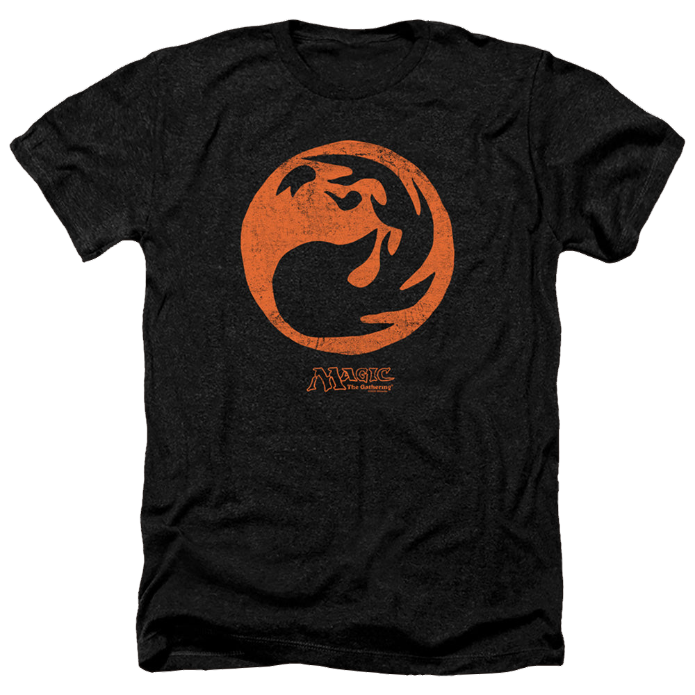 Magic the Gathering Red Symbol - Men's Heather T-Shirt Men's Heather T-Shirt Magic the Gathering