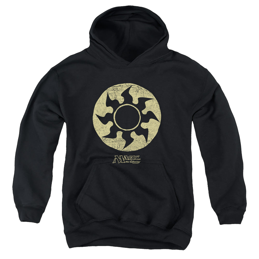 Magic the Gathering White Symbol - Youth Hoodie Youth Hoodie (Ages 8-12) Magic the Gathering